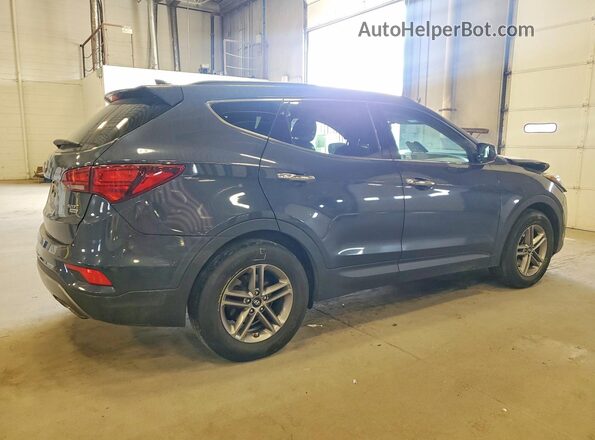 5NMZUDLB3HH030394 2017 HYUNDAI SANTA Black Rear right