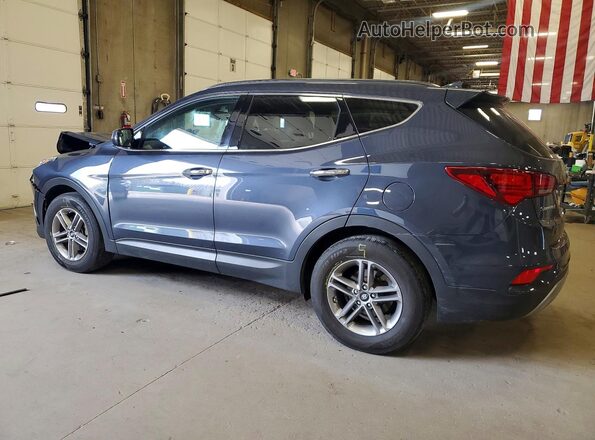 5NMZUDLB3HH030394 2017 HYUNDAI SANTA Black Rear left