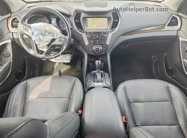 5NMZUDLB3HH042819 2017 HYUNDAI SANTA Серый Вид панели приборов
