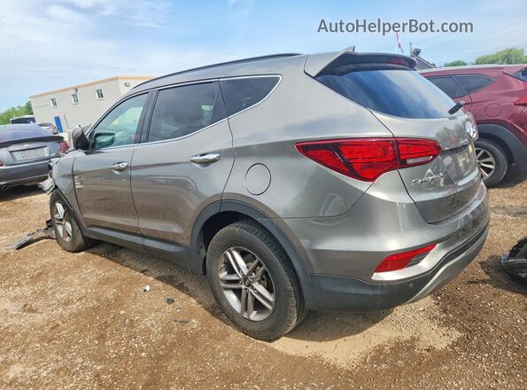 5NMZUDLB3HH042819 2017 HYUNDAI SANTA Серый Задняя левая четверть