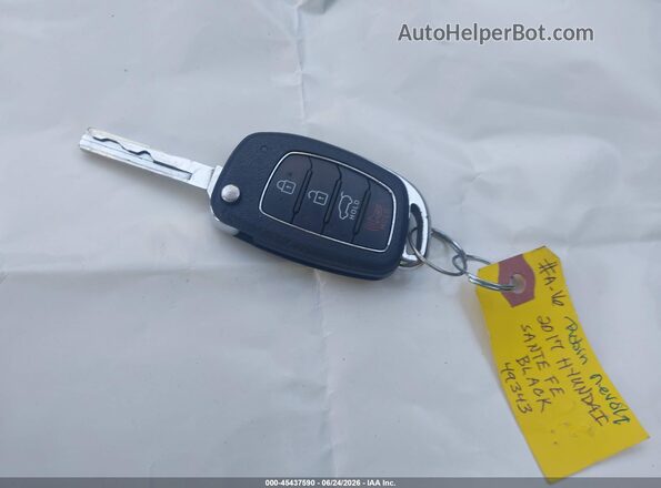 5NMZUDLB4HH014141 2017 HYUNDAI SANTA FE SPORT Черный Вид панели приборов