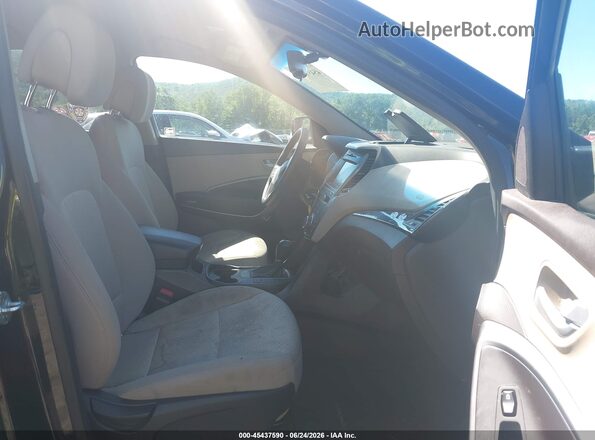5NMZUDLB4HH014141 2017 HYUNDAI SANTA FE SPORT Черный Вид салона спереди