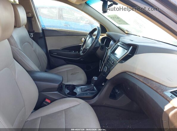 5NMZUDLB6JH073519 2018 HYUNDAI SANTA FE SPORT Серый Вид салона спереди