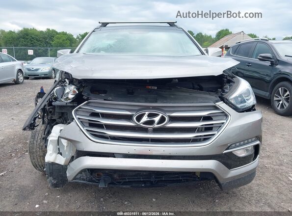 5NMZUDLB6JH097559 2018 HYUNDAI SANTA FE SPORT Gray Вид задньої частини салону
