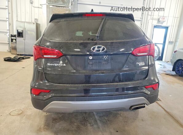 5NMZUDLB8HH030598 2017 HYUNDAI SANTA Black Vista trasera