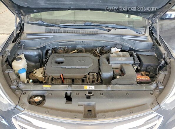 5NMZUDLB8HH051175 2017 HYUNDAI SANTA Black Շարժիչի բաժամունքի տեսք