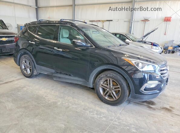 5NMZUDLB8HH051175 2017 HYUNDAI SANTA Black Առջևի աջ