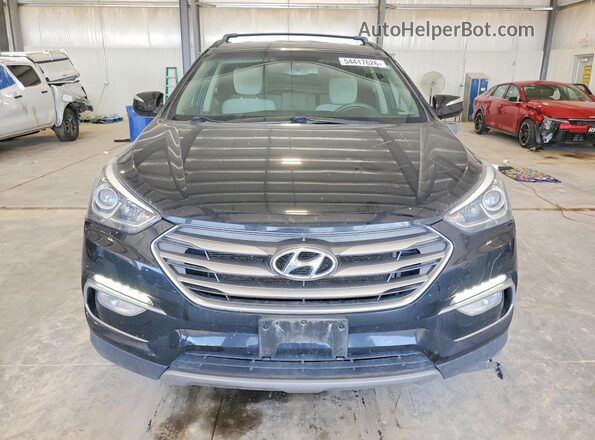 5NMZUDLB8HH051175 2017 HYUNDAI SANTA Black Դիմացի տեսք