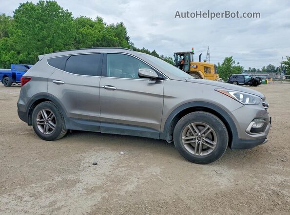 5NMZUDLB8JH070167 2018 HYUNDAI SANTA Серый Передняя правая четверть