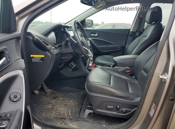 5NMZUDLB8JH070167 2018 HYUNDAI SANTA Серый Вид салона спереди