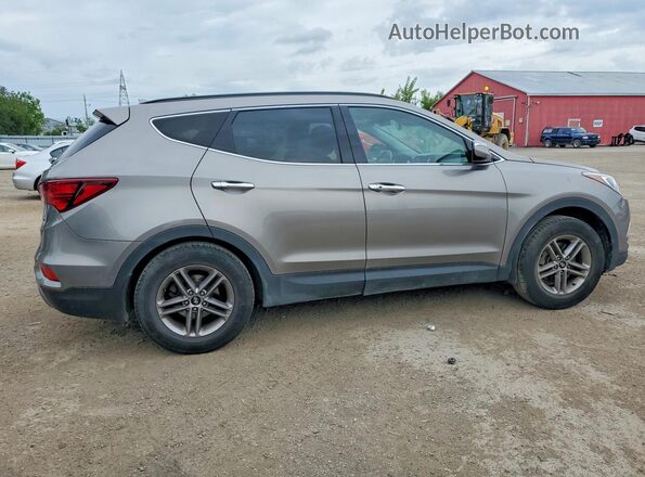 5NMZUDLB8JH070167 2018 HYUNDAI SANTA Серый Задняя правая четверть