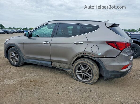 5NMZUDLB8JH070167 2018 HYUNDAI SANTA Серый Задняя левая четверть