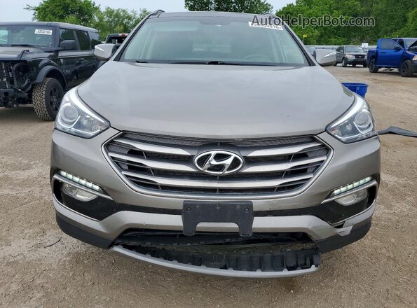 5NMZUDLB8JH070167 2018 HYUNDAI SANTA Серый Вид спереди