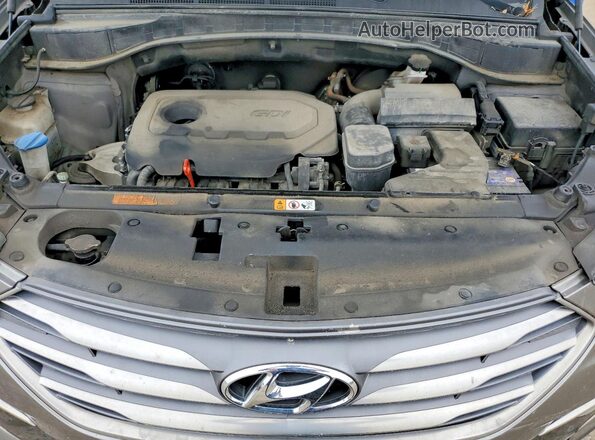 5NMZUDLB8JH070167 2018 HYUNDAI SANTA Серый Вид подкапотного пространства