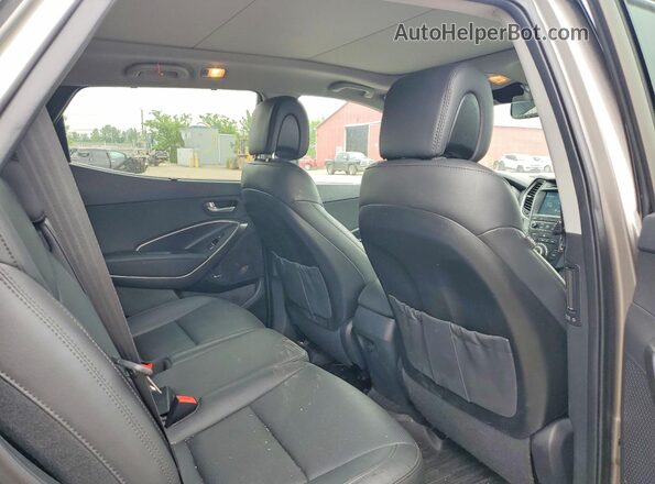 5NMZUDLB8JH070167 2018 HYUNDAI SANTA Серый Вид задней части салона
