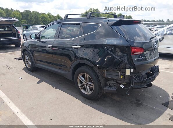 5NMZUDLB8JH084070 2018 HYUNDAI SANTA FE SPORT Black Trasero izquierdo