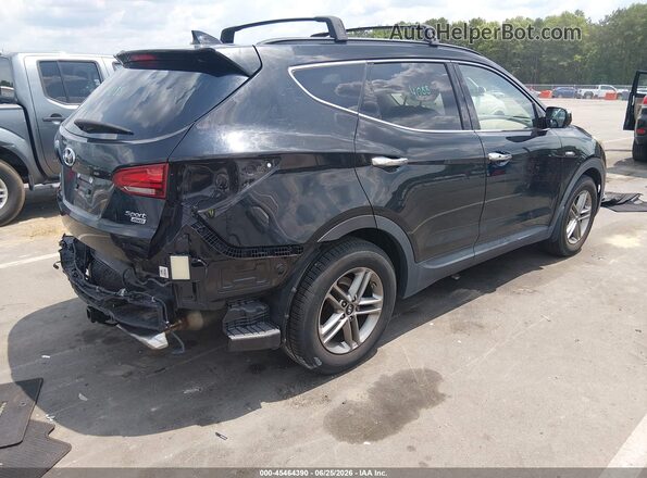 5NMZUDLB8JH084070 2018 HYUNDAI SANTA FE SPORT Black Trasero derecho