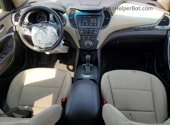 5NMZUDLB9HH033834 2017 HYUNDAI SANTA Black Vista del salpicadero