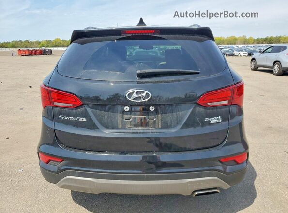 5NMZUDLB9HH033834 2017 HYUNDAI SANTA Black Vista trasera