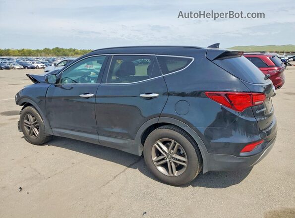 5NMZUDLB9HH033834 2017 HYUNDAI SANTA Black Trasero izquierdo