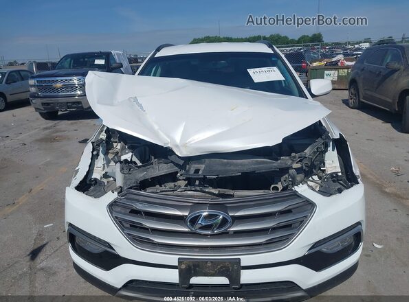 5NMZUDLB9HH034952 2017 HYUNDAI SANTA FE SPORT White ხელსაწყოთა პანელის ხედი