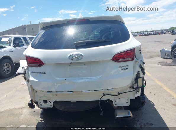 5NMZUDLB9HH051041 2017 HYUNDAI SANTA FE SPORT White 