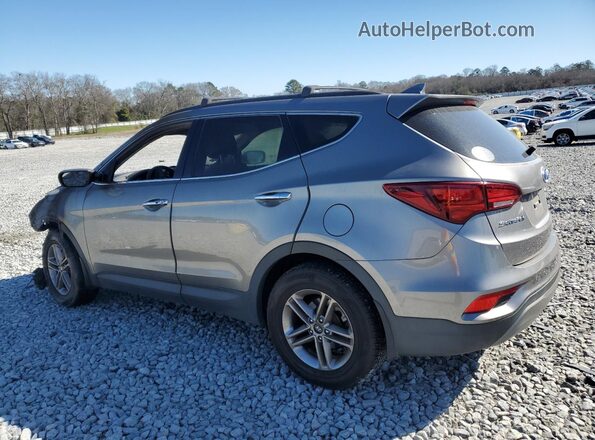 5NMZUDLBXJH077251 2018 HYUNDAI SANTA Gray 
