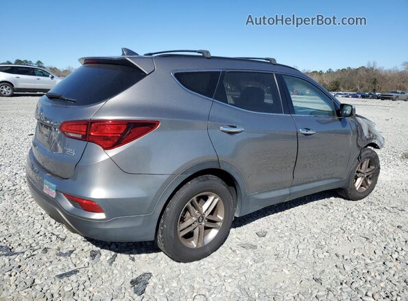 5NMZUDLBXJH077251 2018 HYUNDAI SANTA Gray 