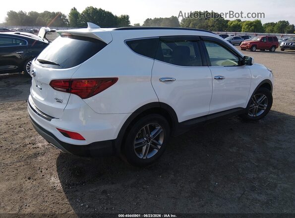 5NMZUDLBXJH088363 2018 HYUNDAI SANTA FE SPORT White Trasero derecho