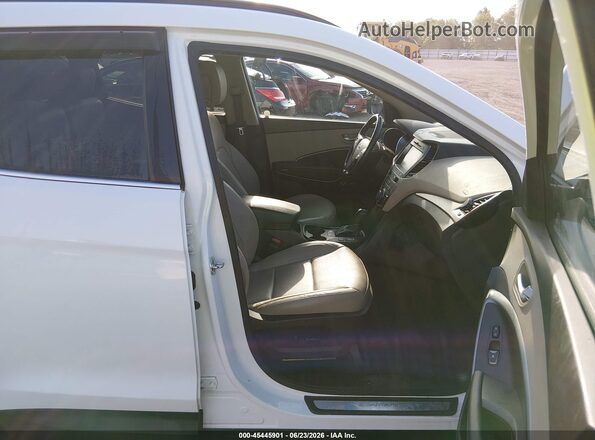 5NMZUDLBXJH088363 2018 HYUNDAI SANTA FE SPORT White Vista interior delantera