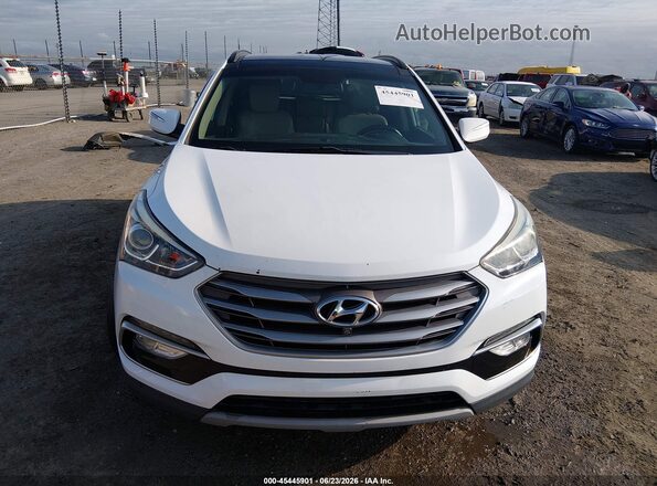 5NMZUDLBXJH088363 2018 HYUNDAI SANTA FE SPORT White Vista del salpicadero