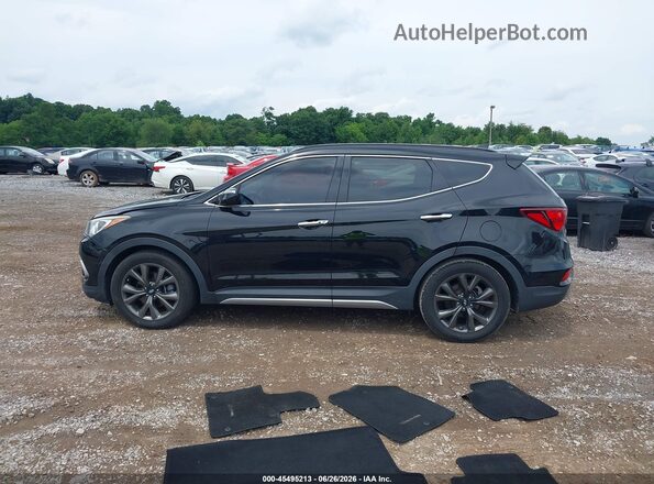 5NMZW4LA6HH040306 2017 HYUNDAI SANTA FE SPORT Black Սալոնի 360 աստիճան տեսք