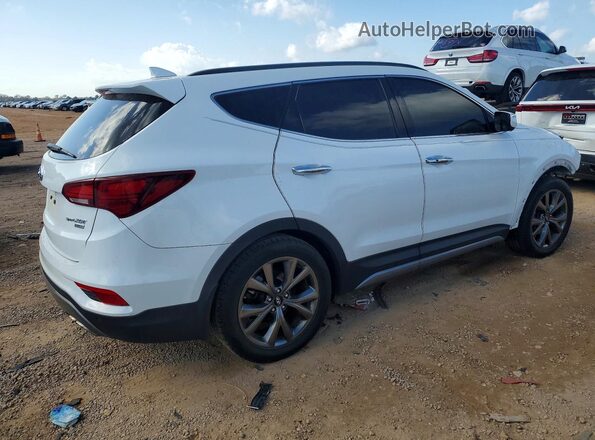 5NMZW4LA7JH064717 2018 HYUNDAI SANTA Белый Задняя правая четверть