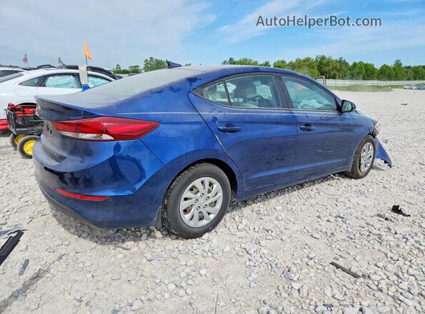 5NPD74LF0HH039884 2017 HYUNDAI ELANTRA Blue Задня права чверть