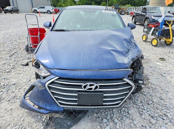 5NPD74LF0HH039884 2017 HYUNDAI ELANTRA Blue Вид спереду