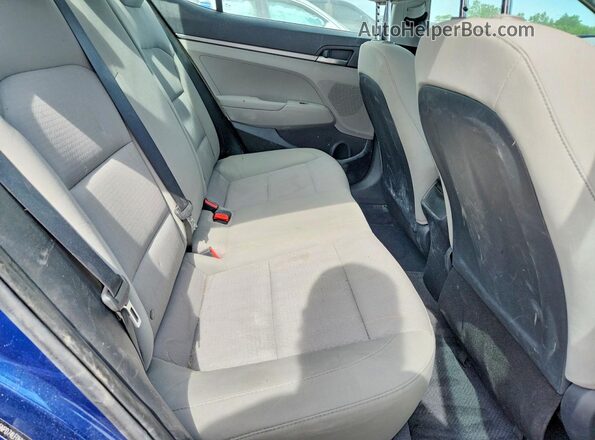 5NPD74LF0HH039884 2017 HYUNDAI ELANTRA Blue Вид задніх сидінь
