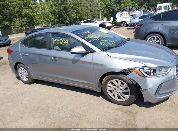 5NPD74LF0HH071217 2017 HYUNDAI ELANTRA Silver Front view