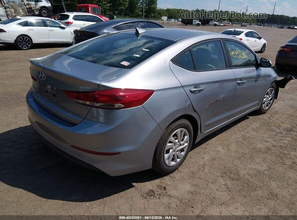 5NPD74LF0HH071217 2017 HYUNDAI ELANTRA Silver Rear right