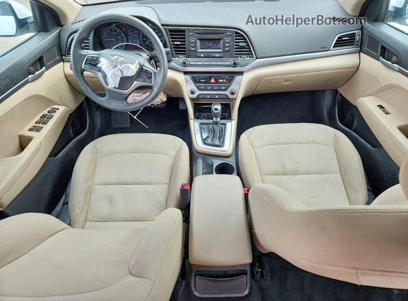 5NPD74LF0HH189073 2017 HYUNDAI ELANTRA White 