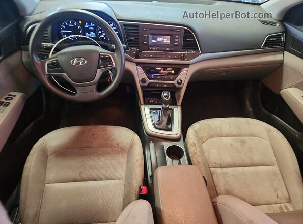 5NPD74LF0HH208432 2017 HYUNDAI ELANTRA White Vista interior delantera