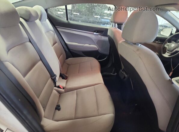 5NPD74LF0HH208432 2017 HYUNDAI ELANTRA White Vista del cuadro de instrumentos