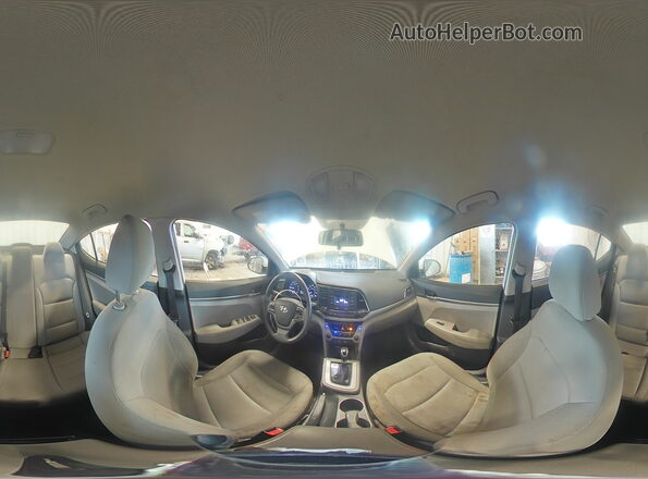 5NPD74LF0HH208432 2017 HYUNDAI ELANTRA White Vista del compartimento del motor