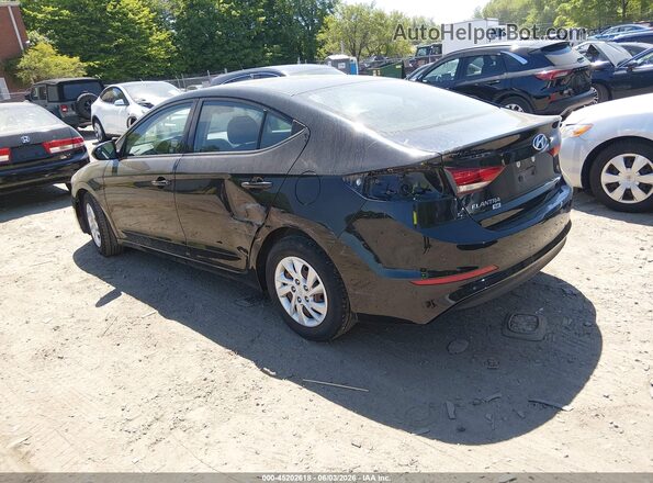 5NPD74LF0JH277367 2018 HYUNDAI ELANTRA Black Trasero izquierdo