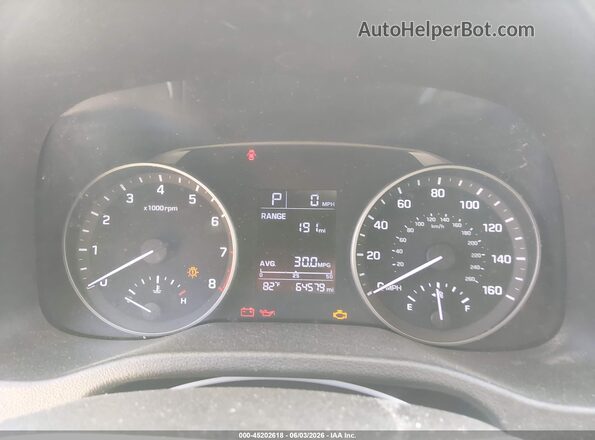 5NPD74LF0JH277367 2018 HYUNDAI ELANTRA Black Vista de los asientos traseros