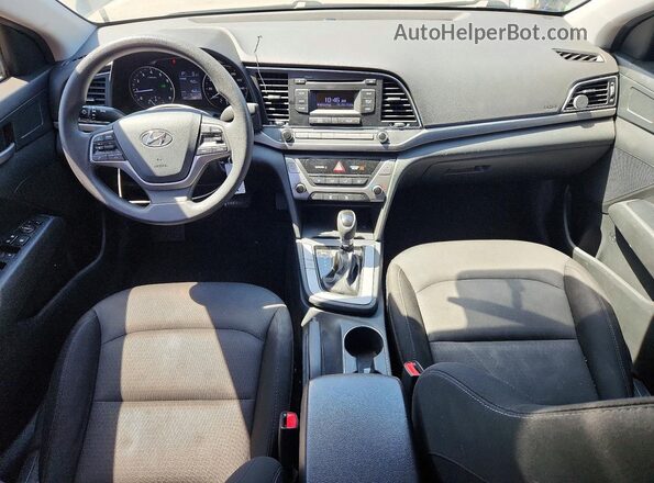 5NPD74LF0JH299739 2018 HYUNDAI ELANTRA Black Vista del salpicadero
