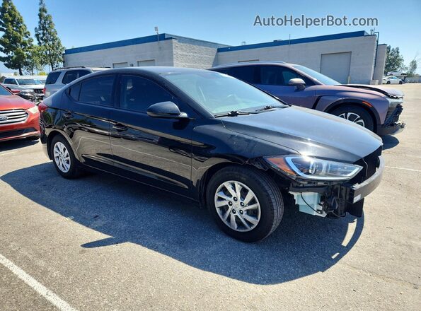 5NPD74LF0JH299739 2018 HYUNDAI ELANTRA Black Delantero derecho