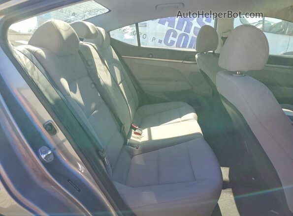 5NPD74LF0JH334246 2018 HYUNDAI ELANTRA Gray Vista de los asientos traseros