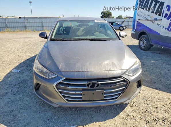 5NPD74LF0JH334246 2018 HYUNDAI ELANTRA Gray Vista frontal