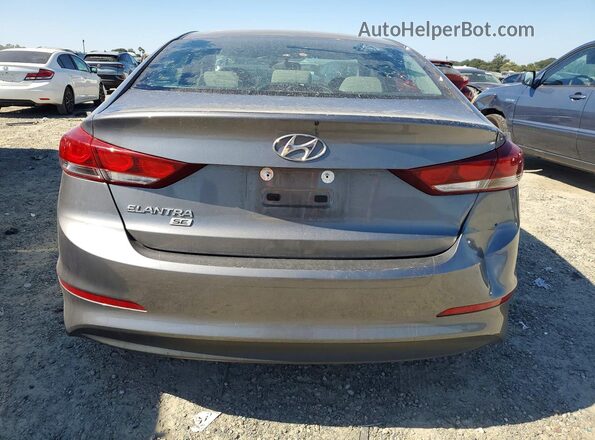 5NPD74LF0JH334246 2018 HYUNDAI ELANTRA Gray Vista trasera