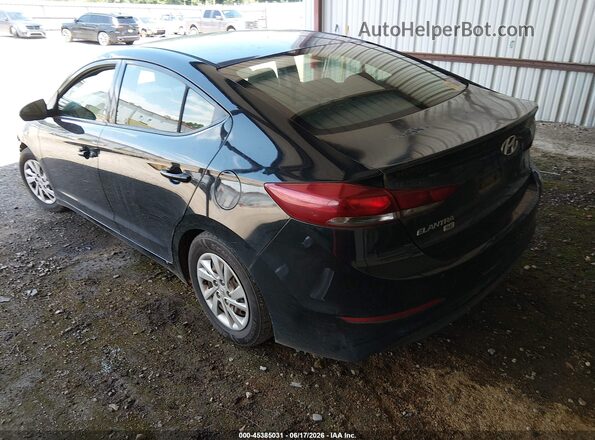 5NPD74LF0JH355338 2018 HYUNDAI ELANTRA Black Задня ліва чверть